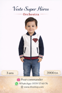 Veste super héros - 3 ans
