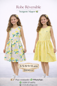 Robe réversible - 3 à 11 ans