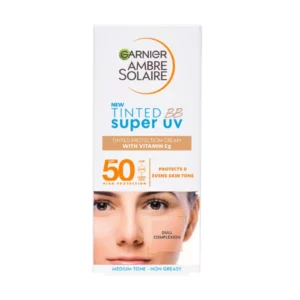 Ambre Solaire Crème BB Teintée Super UV SPF50 Medium 50ml <br>Garnier