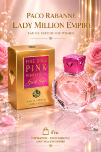 Fine Gold Pink Vibrations <br> L’inspiration de Lady Million Empire de Paco Rabanne <br>| 100 ml